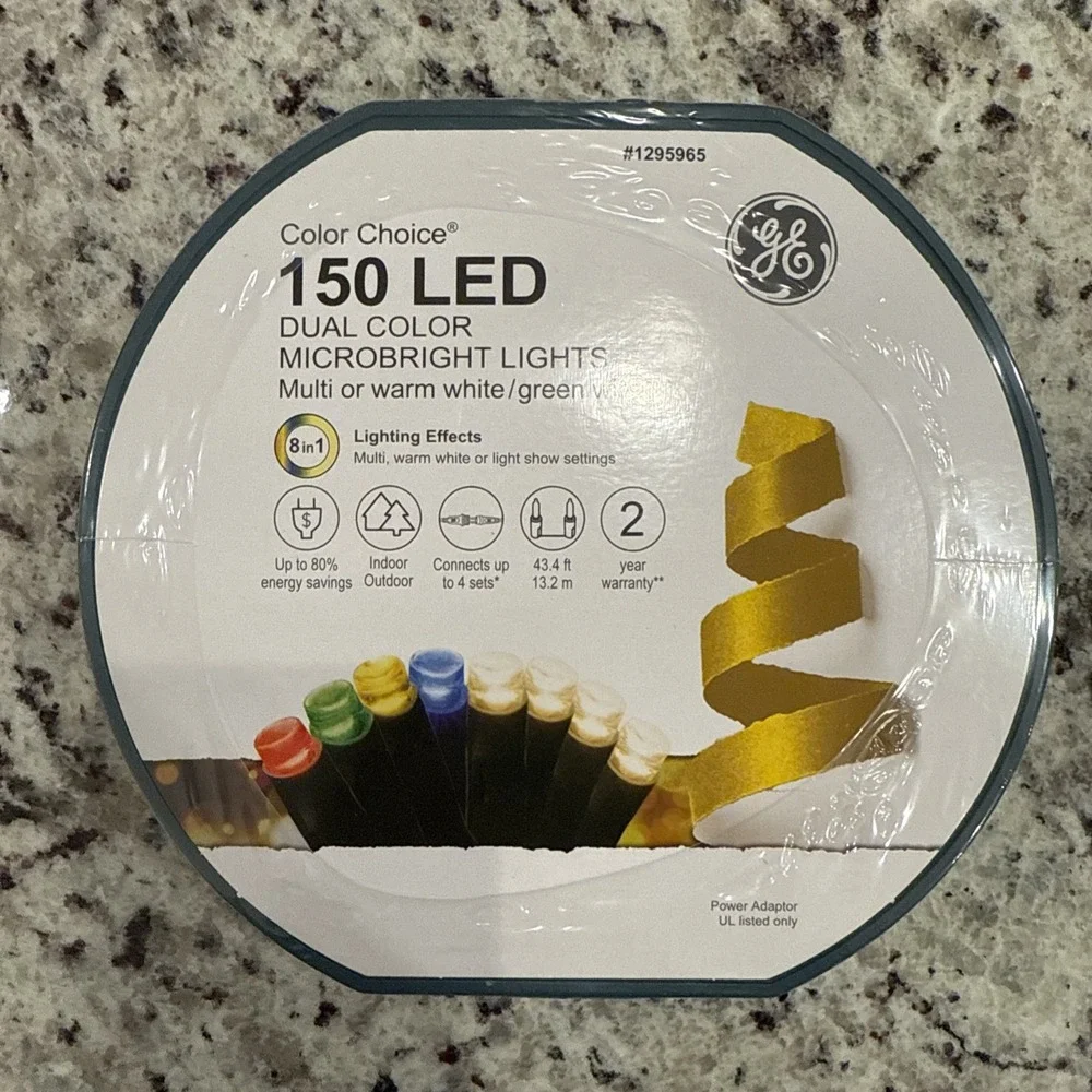 GE Color Choice 150 Ct 43.4-ft Multi-function Color Changing LED String Lights